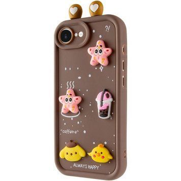 Чехол TPU Toys Case with Ears для Apple iPhone 16e\17e (6.1") Brown 208-05336 фото
