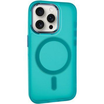 Чехол TPU+PC Lily with MagSafe для Apple iPhone 12 Pro / 12 (6.1") Green 214-03639 фото