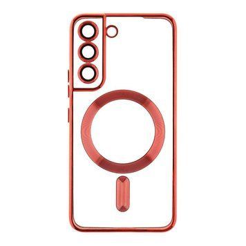 Чохол Wave TPU Metallic with Magsafe для Samsung Galaxy S22 (S901) Red 555-00223 фото