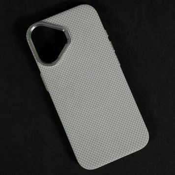 Чехол Elite Carbon Matte BOX Magnetic для iPhone 17 White 208-06362 фото