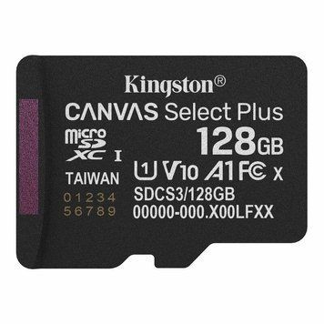 Карта памяти microSDXC (UHS-1) Kingston Canvas Select Plus Gen3 128Gb class 10 А1 (R-150MB/s) SDCS3/128GBSP фото