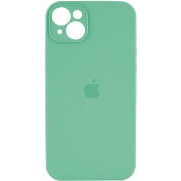Силиконовый чехол с закрытой камерой для iPhone 14 Spearmint 666-00824 фото