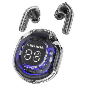 Наушники ACEFAST T8 Crystal color (2) bluetooth earbuds Bright Black 656-00840 фото