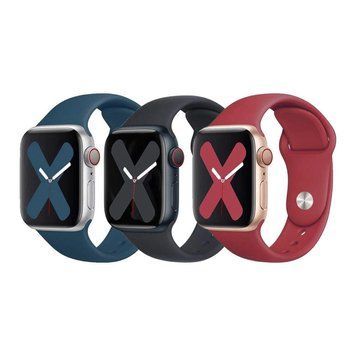 Ремінець для Apple Watch Band Silicone One-Piece Size-S 42/44/45/49 mm Mellow Yellow 212-02025 фото