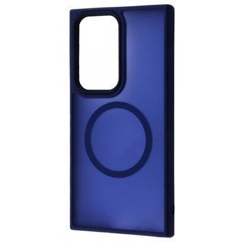 Чохол WAVE Matte Insane Case with Magnetic Ring для Samsung Galaxy S22 Ultra Midnight blue 656-07712 фото
