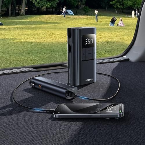Автомобильный насос Baseus PrimeTrip VA1 Wired and Wireless 2-in-1 Tire Inflator Cosmic Black C11169001121-00 фото