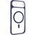 Чохол TPU+PC GETMAN Moon Clear with MagSafe для Apple iPhone 17 Air (6.5") Blue 656-08406 фото