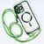 Чохол Crossbody Lanyard with Magsafe зі шнурком для iPhone 15 Pro Green 214-02669 фото