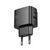 Мережевий зарядний пристрій HOCO CS61A Bright PD30W+QC3.0 charger (EU) Black 6942007638425 фото