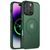 TPU+PC чохол Metal Buttons with MagSafe Colorful для Apple iPhone 16 Pro (6.3") Dark Green 555-03029 фото