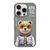 Чохол TPU+PC Nimmy 3D with Metal Buttons для iPhone 16 Pro Bear Grey 656-02543 фото