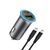 Автомобильное зарядное устройство ACEFAST B16 95W (USB-A+USB-C) dual port metal car charger set (P5) Metal Gray 6974316285304 фото