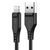 Кабель ACEFAST C3-02 USB to iP 2.4A, 1.2m, TPE, TPE connectors, Black 6974316280828 фото