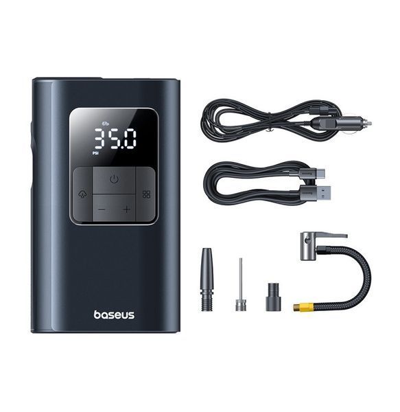 Автомобильный насос Baseus PrimeTrip VA1 Wired and Wireless 2-in-1 Tire Inflator Cosmic Black C11169001121-00 фото