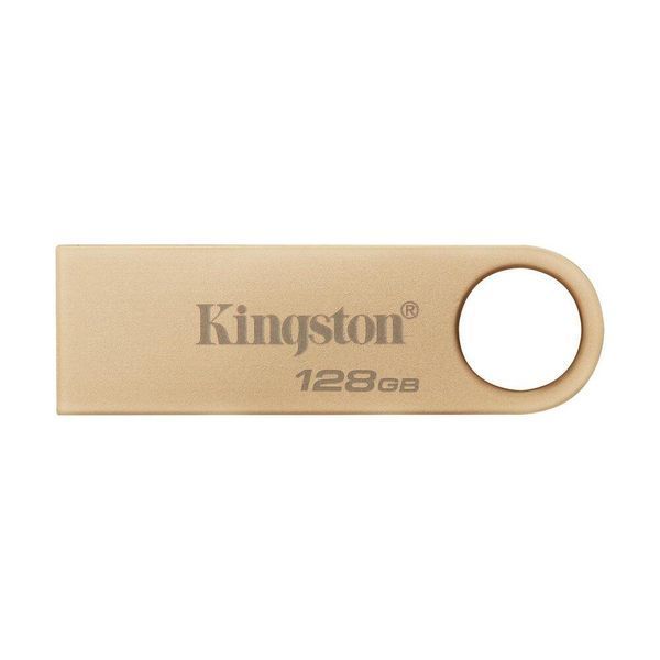 Флеш-накопичувач Kingston USB 3.2 SE9 G3 128GB 220MB/s Metal/Gold DTSE9G3/128GB фото