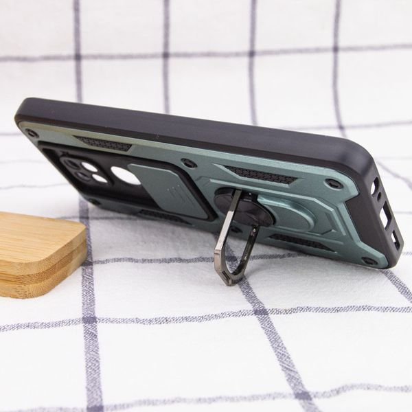 Ударостійкий чохол Camshield Serge Ring для Xiaomi Redmi Note 9 / Redmi 10X Green 777-04670 фото