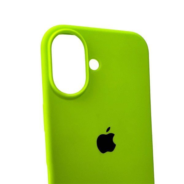 Силиконовый чехол для iPhone 16 Shiny Green 666-01186 фото