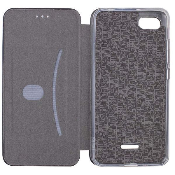 Кожаный чехол-книжка Classy для Xiaomi Redmi 6A Black 777-06104 фото