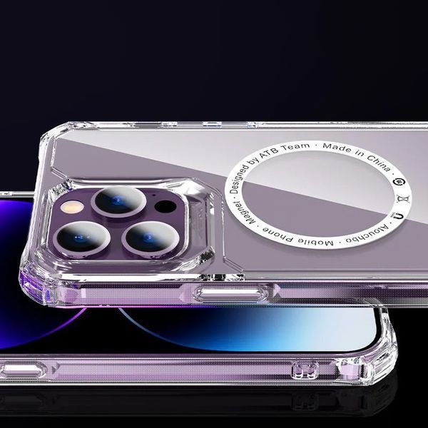 Чехол TPU Gorilla with MagSafe для Apple iPhone 14 Pro (6.1") Clear 656-08482 фото