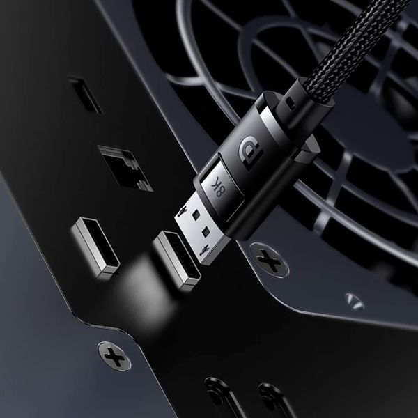 Кабель Baseus High Definition Series DP 8K to DP 8K (2m) Black B00633706111-02 фото