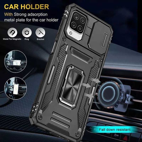 Ударостійкий чохол Camshield Army Ring для Samsung Galaxy M53 5G Black 777-05145 фото