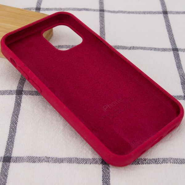 Чохол Silicone Case Full Protective для Apple iPhone 13 mini (5.4") Rose Red 208-05905 фото