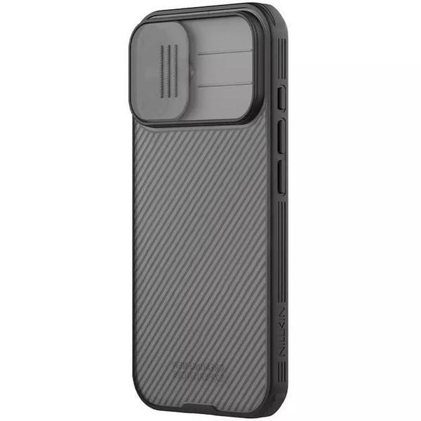 Карбонова накладка Nillkin CamShield Pro для Apple iPhone 17 (6.3") Transparent black 777-08142 фото