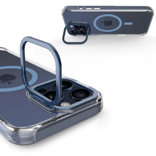 Чехол TPU Space Case Apex with MagSafe для Apple iPhone 15 Pro (6.1") Navy Blue 214-03343 фото