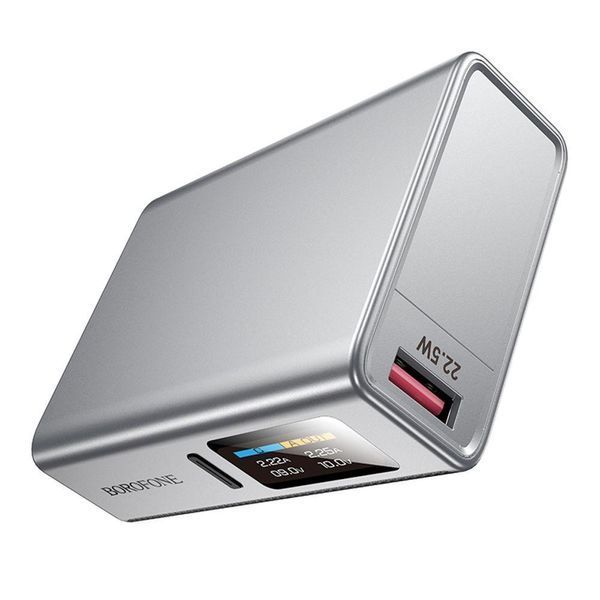 Power Bank Borofone BJ72 Energy 22.5W+PD20W 10000 mAh Сірий 656-03275 фото