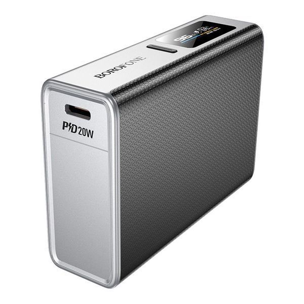 Power Bank Borofone BJ72 Energy 22.5W+PD20W 10000 mAh Сірий 656-03275 фото