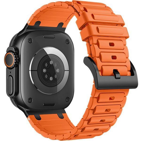 Ремінець Hoco WA35 Emir series thickened silicone strap для Apple watch 44/45/46/49mm Orange 212-01843 фото
