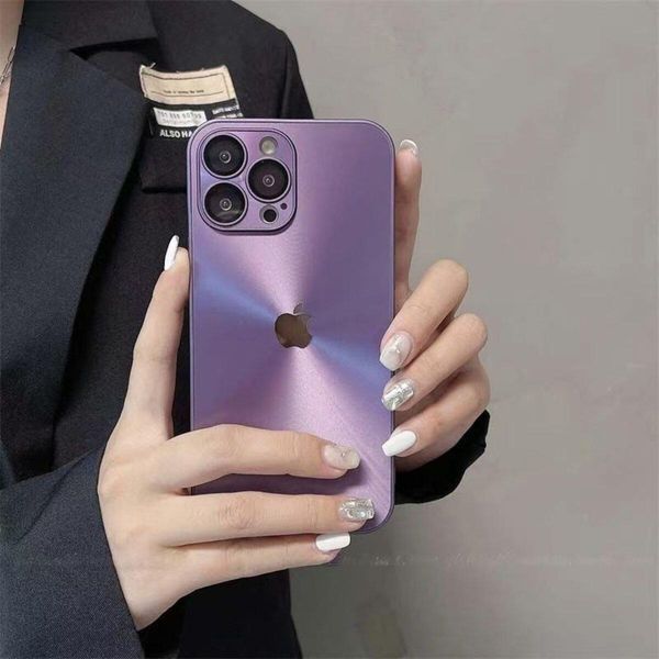 Чехол OG Acrylic Glass Gradient для Apple iPhone 13 Pro Max Purple 777-01740 фото