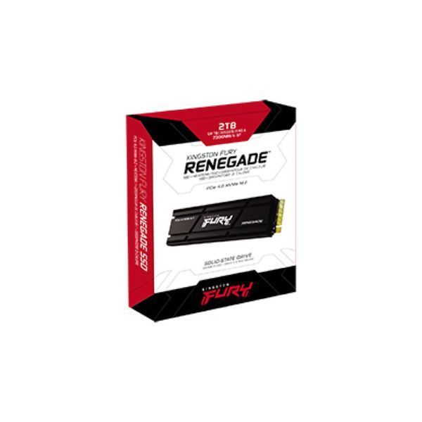 Накопитель SSD M.2 Kingston FURY Renegade with Heatsink 2TB 2280 NVMe PCIe Gen 4.0 x4 3D TLC NAND SFYRDK/2000G фото