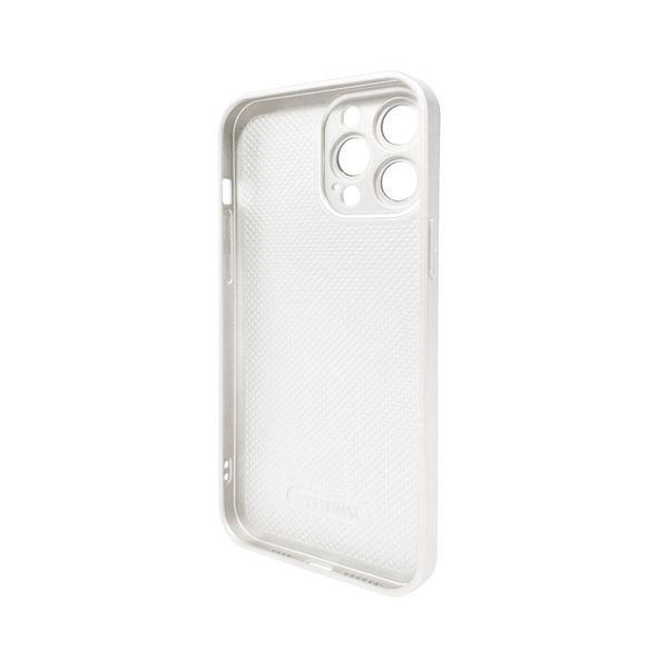 Чехол для смартфона AG Glass Matt Frame Color для iPhone 13 Pro Max Pearly White 666-00599 фото