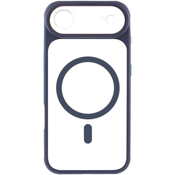 Чохол TPU+PC GETMAN Moon Clear with MagSafe для Apple iPhone 17 Air (6.5") Blue 656-08406 фото