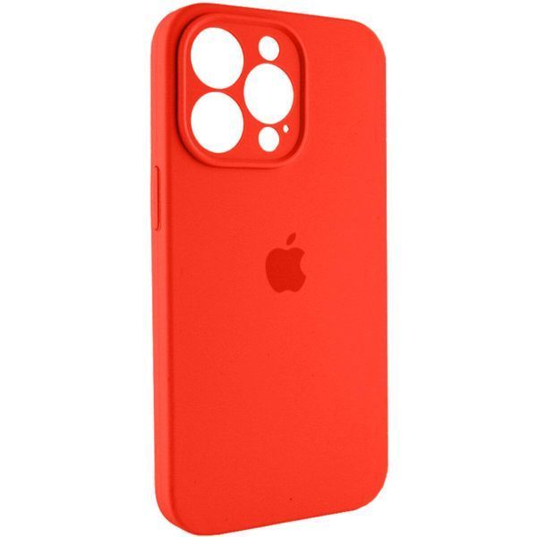 Силіконовий чохол з закритою камерою для iPhone 15 Pro Red 666-01082 фото