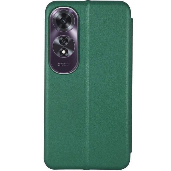 Шкіряний чохол-книжка Classy для Oppo A60 4G Green 777-05345 фото