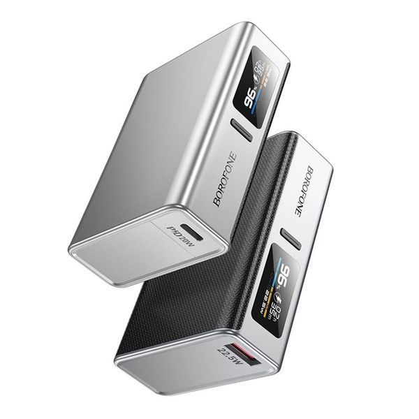Power Bank Borofone BJ72 Energy 22.5W+PD20W 10000 mAh Сірий 656-03275 фото