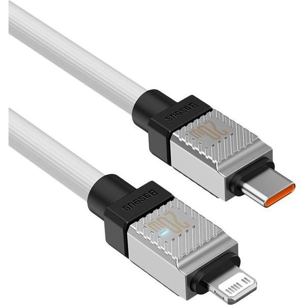 Кабель Baseus CoolPlay Series Fast Charging Cable Type-C to iP 20W 1m White CAKW000002 фото