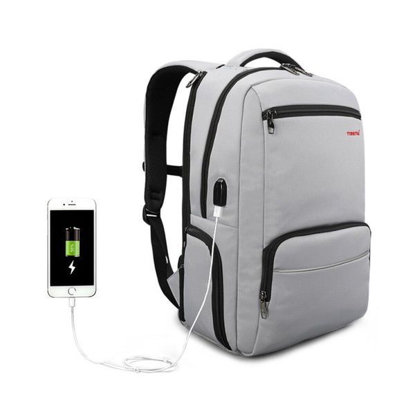 Рюкзак Tigernu T-B3319 15.6" Silver grey 656-00153 фото