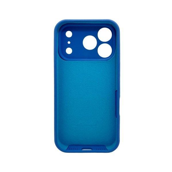 Силіконовий чохол з закритою камерою для iPhone 17 Pro Max Surf Blue 666-04329 фото