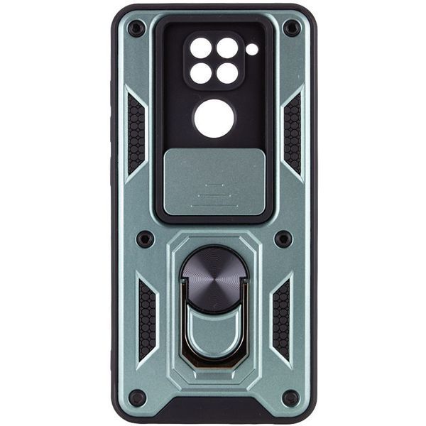 Ударостійкий чохол Camshield Serge Ring для Xiaomi Redmi Note 9 / Redmi 10X Green 777-04670 фото