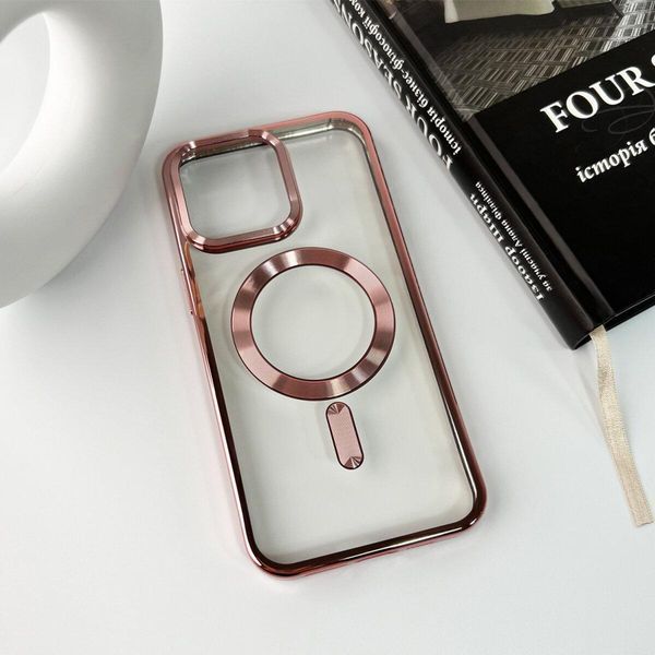 Чехол CD Magnetic для iPhone 15 Pro Rose Gold 666-02727 фото