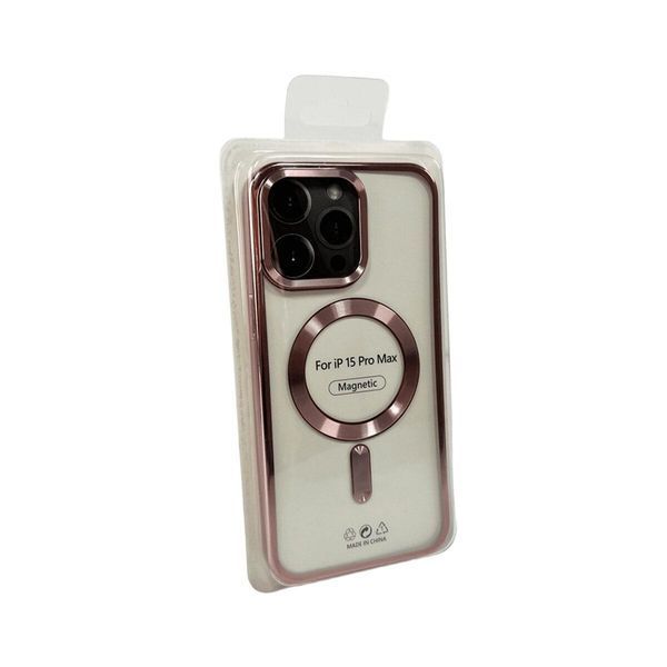 Чехол CD Magnetic для iPhone 15 Pro Rose Gold 666-02727 фото