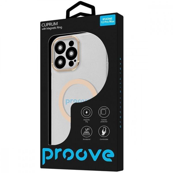 Чехол Proove Cuprum Case with Magnetic Ring iPhone 12 Pro Max White 656-04489 фото