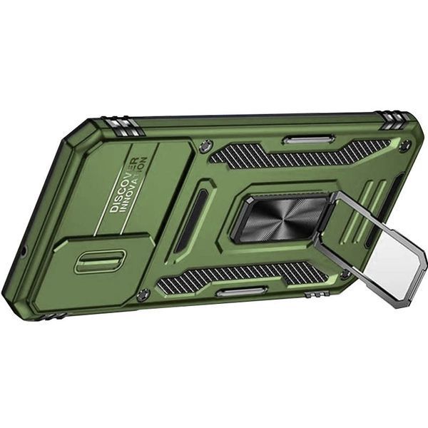 Ударостійкий чохол Camshield Army Ring для Samsung Galaxy S24+ Army Green 777-05045 фото