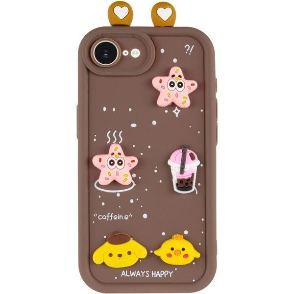 Чохол TPU Toys Case with Ears для Apple iPhone 16e\17e (6.1") Brown 208-05336 фото