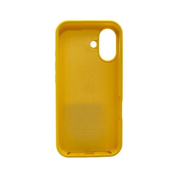 Силиконовый чехол для Apple iPhone 17 Sunny Yellow 208-06681 фото