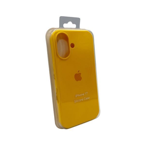 Силиконовый чехол для Apple iPhone 17 Sunny Yellow 208-06681 фото