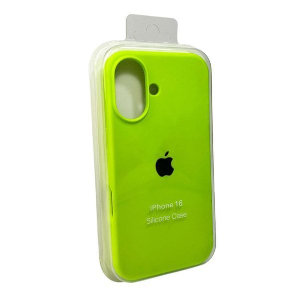 Силиконовый чехол для iPhone 16 Shiny Green 666-01186 фото